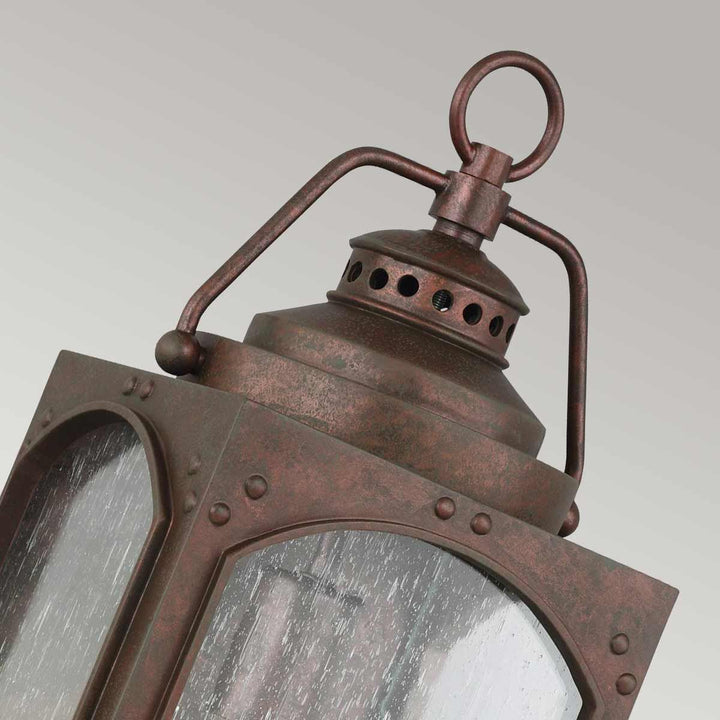 Norlys Randhurst 1 Light Medium Wall Lantern FE-RANDHURST-M-CO Copper Oxide