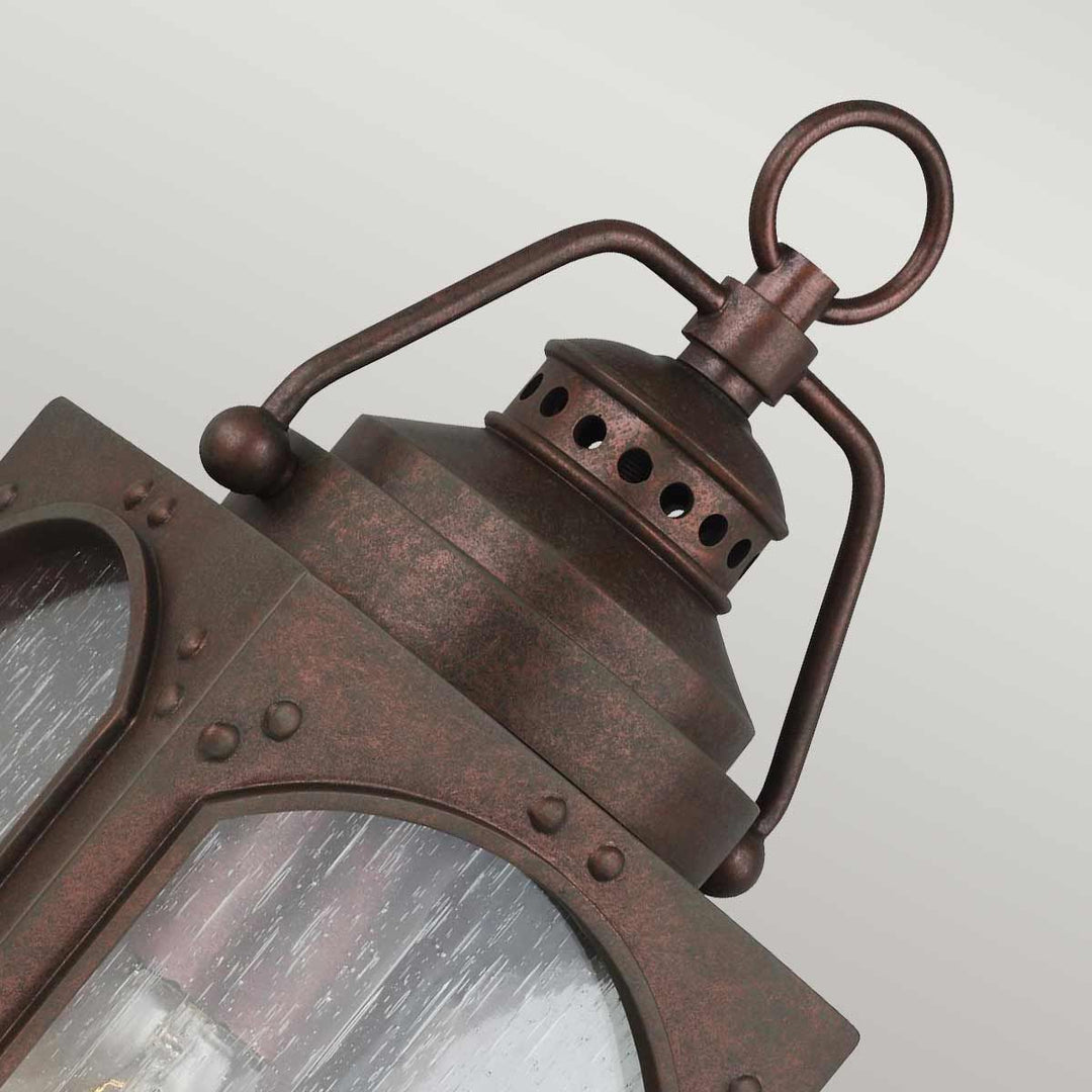 Norlys Randhurst 1 Light Small Wall Lantern FE-RANDHURST-S-CO Copper Oxide