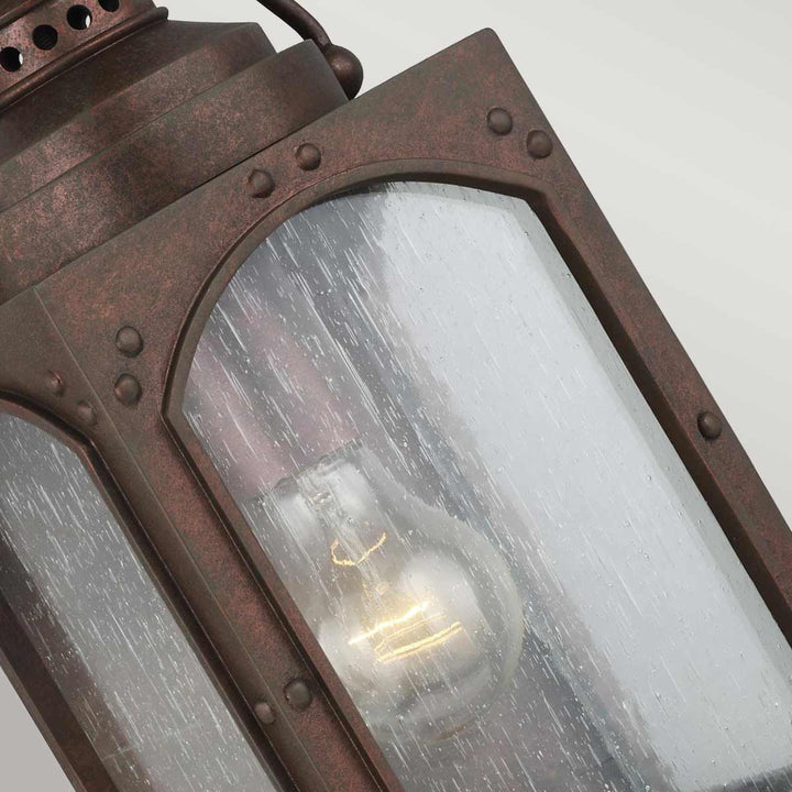 Norlys Randhurst 1 Light Small Wall Lantern FE-RANDHURST-S-CO Copper Oxide