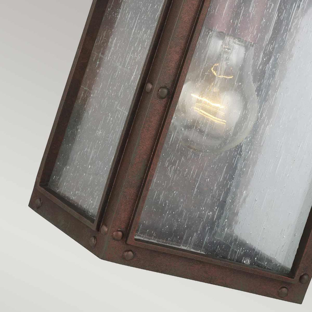 Norlys Randhurst 1 Light Small Wall Lantern FE-RANDHURST-S-CO Copper Oxide