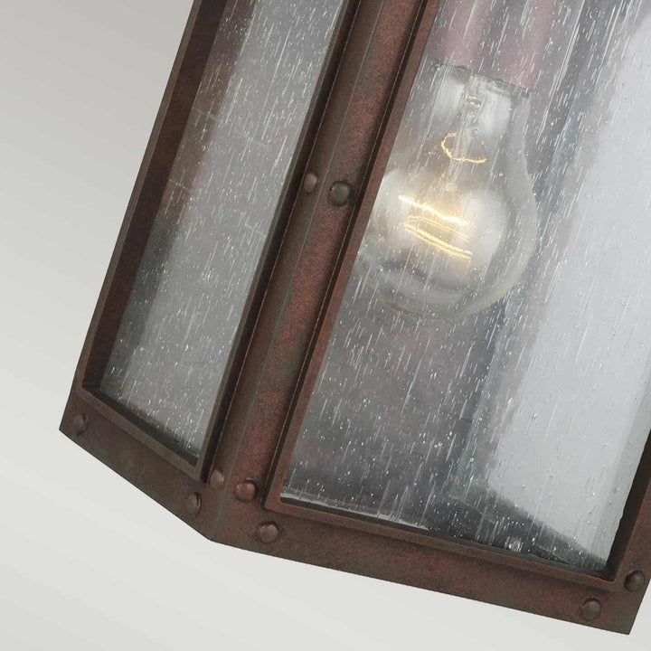 Norlys Randhurst 1 Light Small Wall Lantern FE-RANDHURST-S-CO Copper Oxide