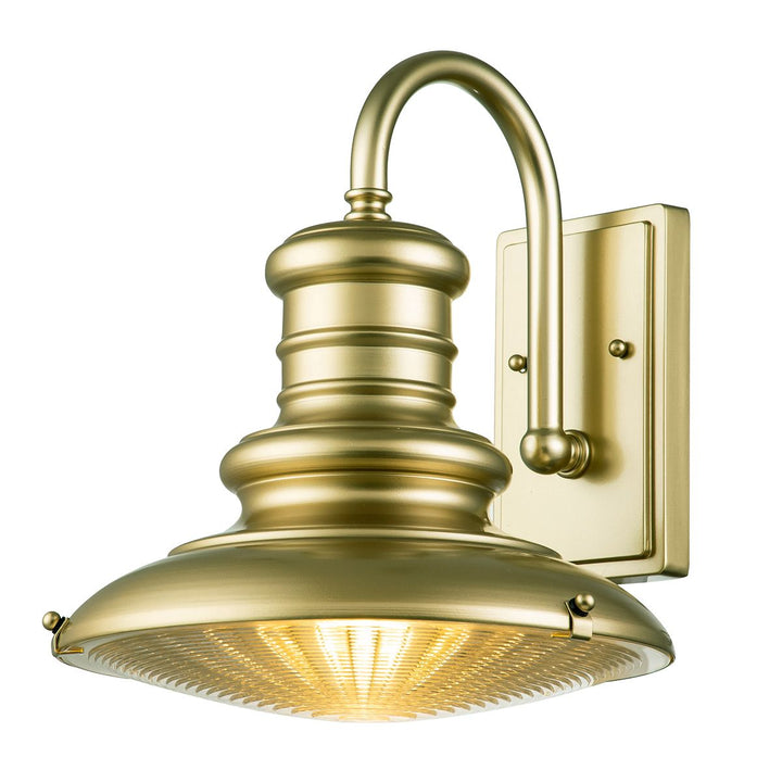 Norlys Redding Station 1 Light Medium Wall Lantern FE-REDDING2-M-PDB Painted Distressed Bronze