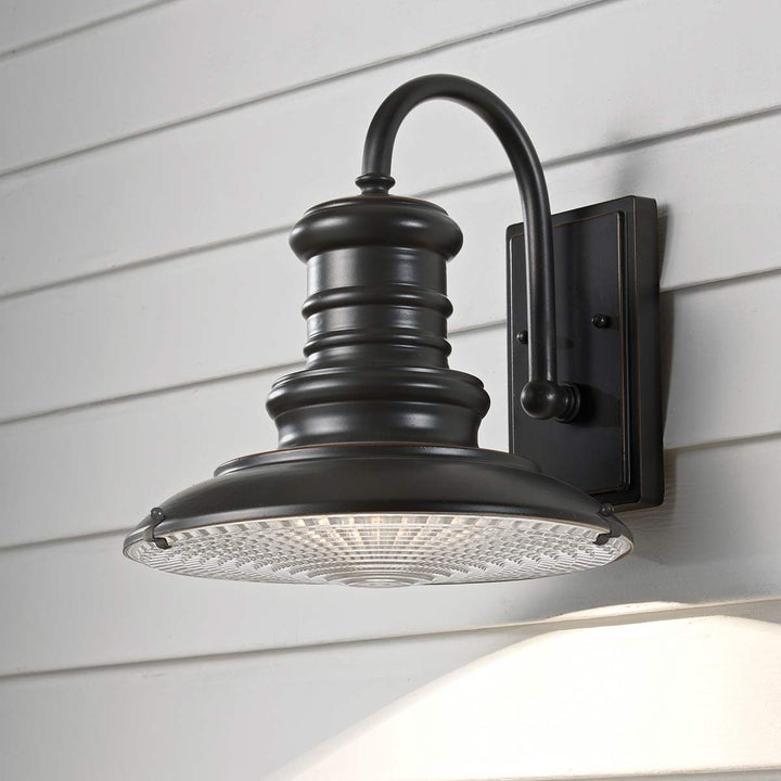 Norlys Redding Station 1 Light Medium Wall Lantern FE-REDDING2-M-RB Restoration Bronze