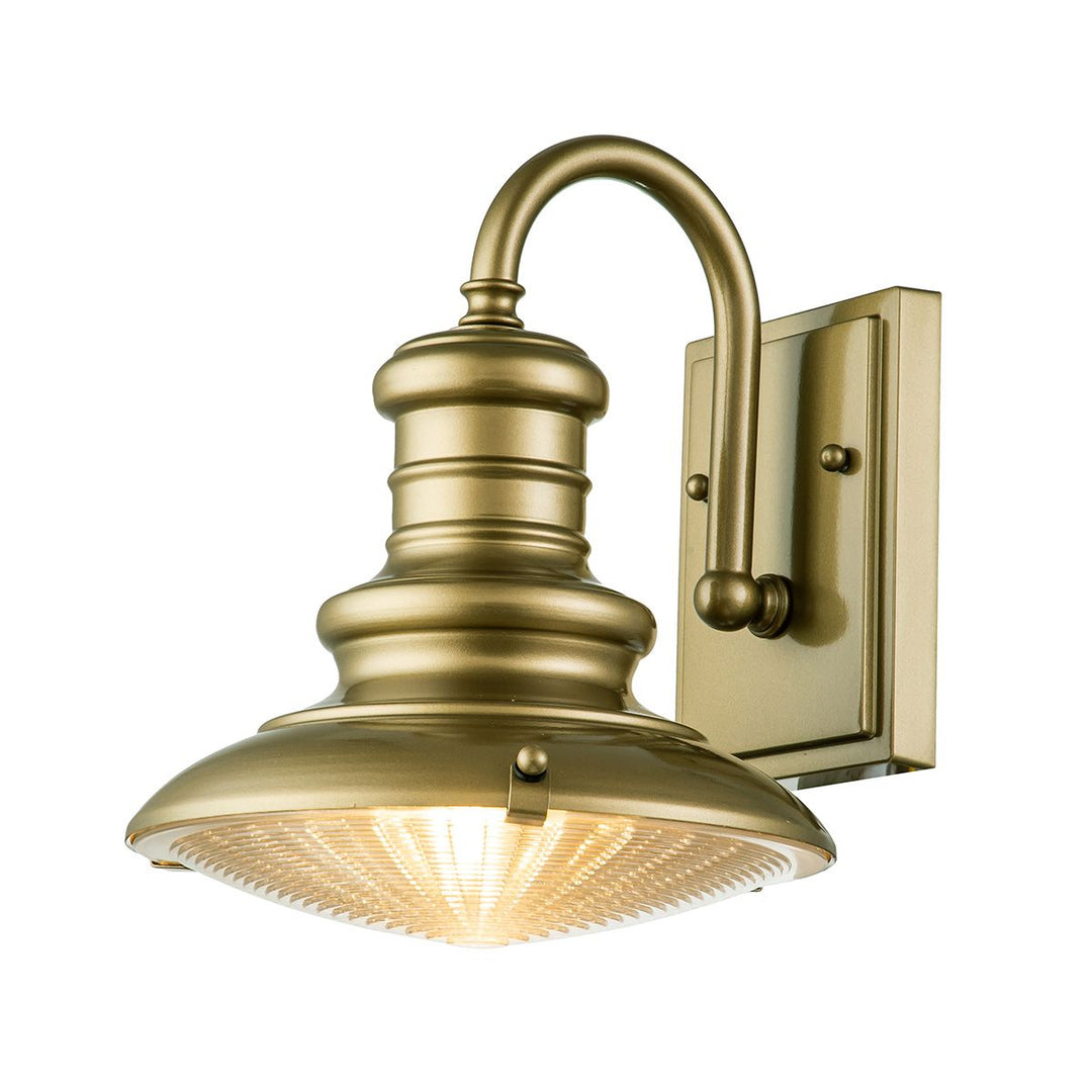 Norlys Redding Station 1 Light Small Wall Lantern FE-REDDING2-S-PDB Painted Distressed Bronze