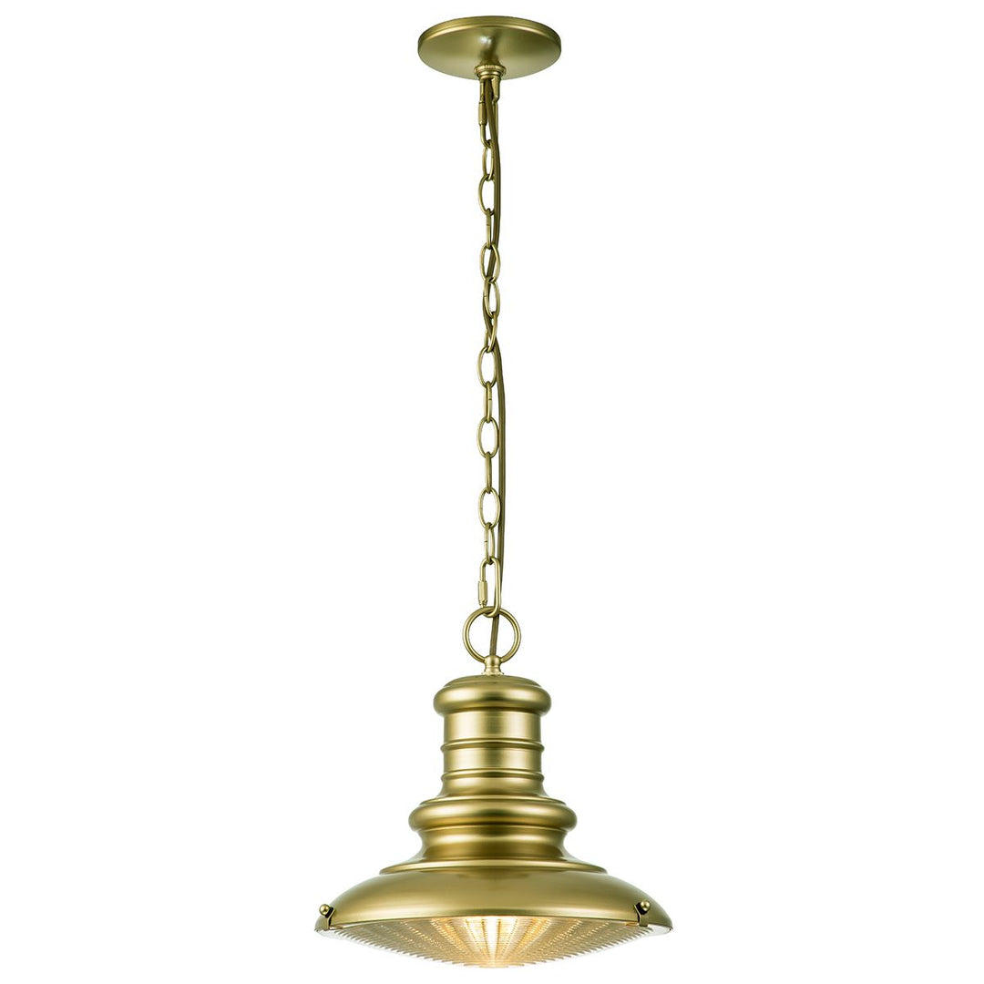 Norlys Redding Station 1 Light Medium Chain Lantern FE-REDDING8-M-PDB Painted Distressed Bronze