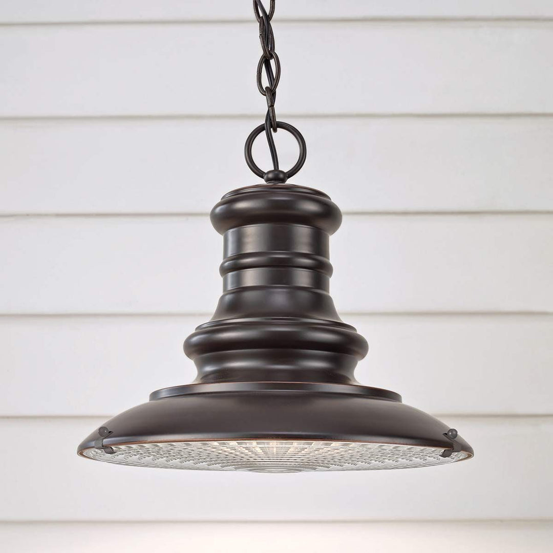 Norlys Redding Station 1 Light Medium Chain Lantern FE-REDDING8-M-RB Restoration Bronze