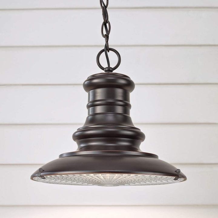 Norlys Redding Station 1 Light Medium Chain Lantern FE-REDDING8-M-RB Restoration Bronze