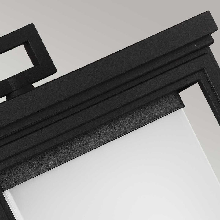 Norlys Roscoe 1 Light Large Wall Lantern FE-ROSCOE-L Textured Black 