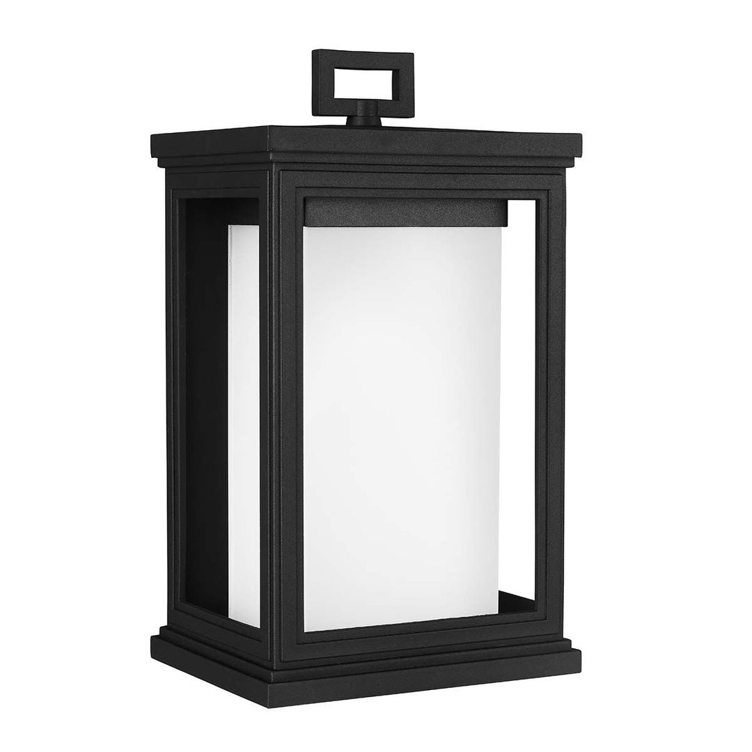Norlys Roscoe 1 Light Medium Wall Lantern FE-ROSCOE-M Textured Black 