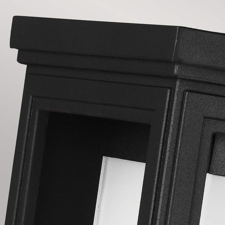Norlys Roscoe 1 Light Medium Wall Lantern FE-ROSCOE-M Textured Black 