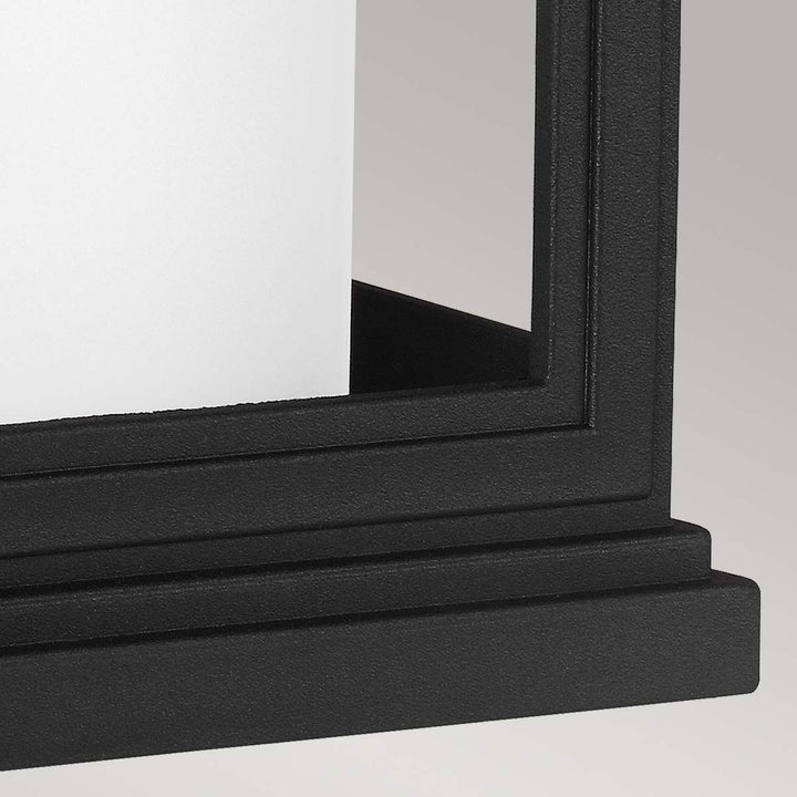Norlys Roscoe 1 Light Medium Wall Lantern FE-ROSCOE-M Textured Black 