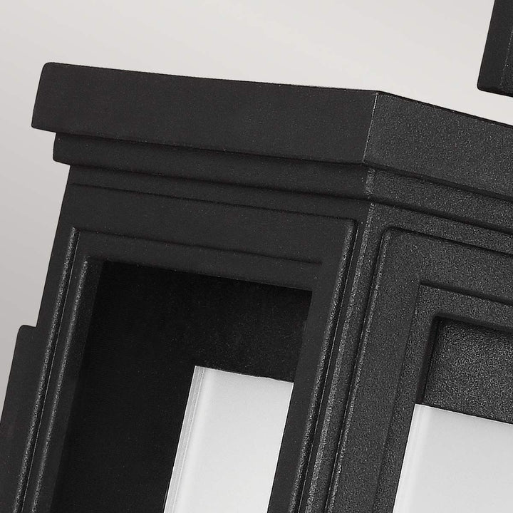 Norlys Roscoe 1 Light Small Wall Lantern FE-ROSCOE-S Textured Black 