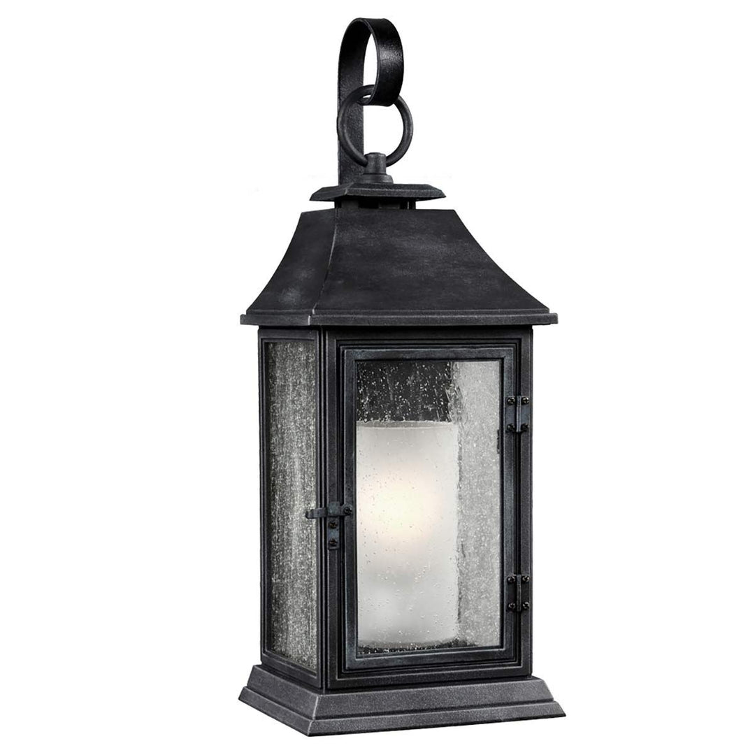 Norlys Shepherd 1 Light Large Wall Lantern FE-SHEPHERD-2L Dark Weathered Zinc