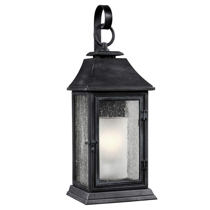 Norlys Shepherd 1 Light Large Wall Lantern FE-SHEPHERD-2L Dark Weathered Zinc