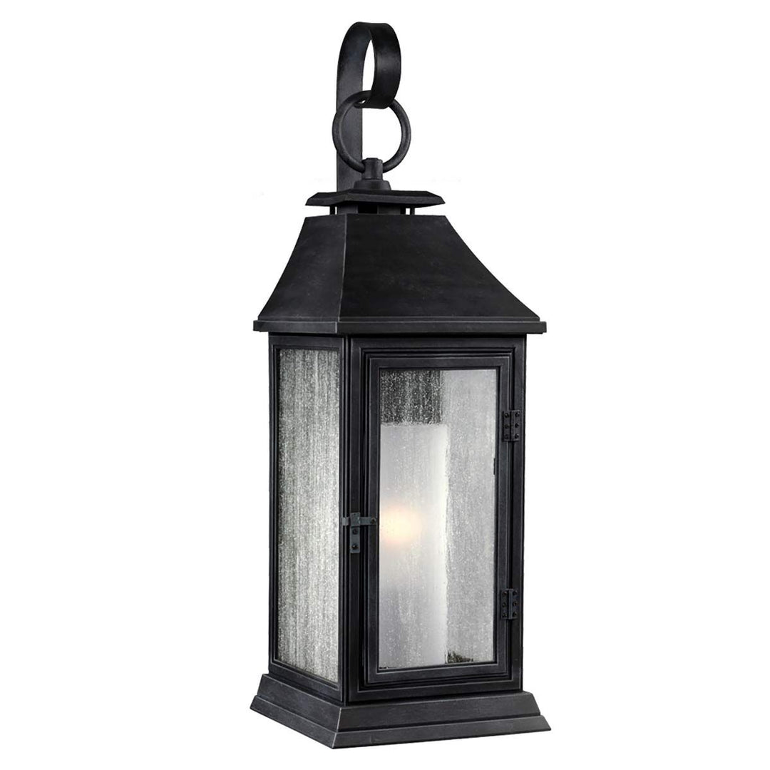 Norlys Shepherd 1 Light Small Wall Lantern FE-SHEPHERD-2S Dark Weathered Zinc