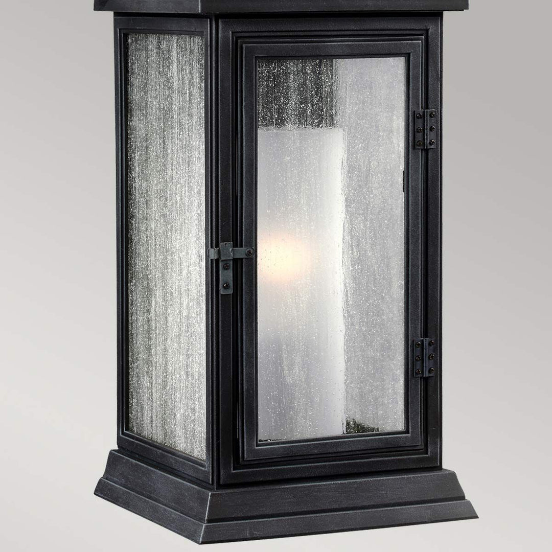 Norlys Shepherd 1 Light Small Wall Lantern FE-SHEPHERD-2S Dark Weathered Zinc