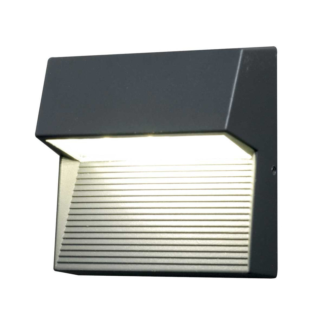 Norlys Freyr Square 1 Light Wall Light FREYR-SQ Graphite