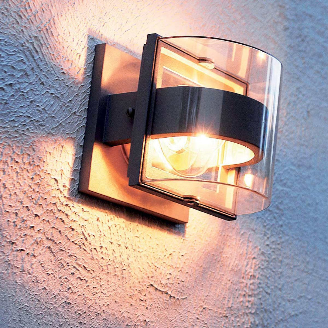 Norlys Frida 1 Light Small Wall Light FRIDA-S Graphite
