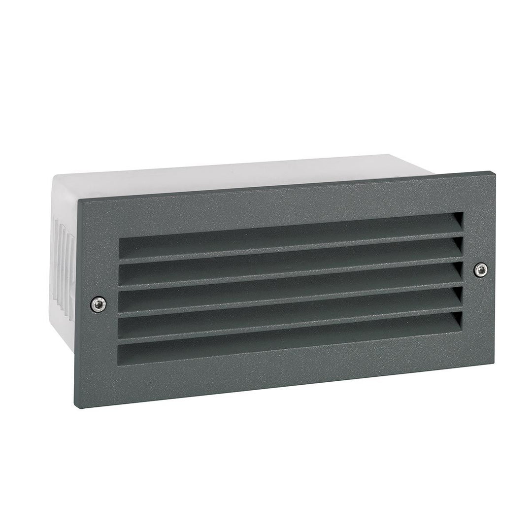 Elstead Lighting Grimstad LED Recessed Louvre Wall Light Graphite    G-STAD-LVD-LED-G Graphite