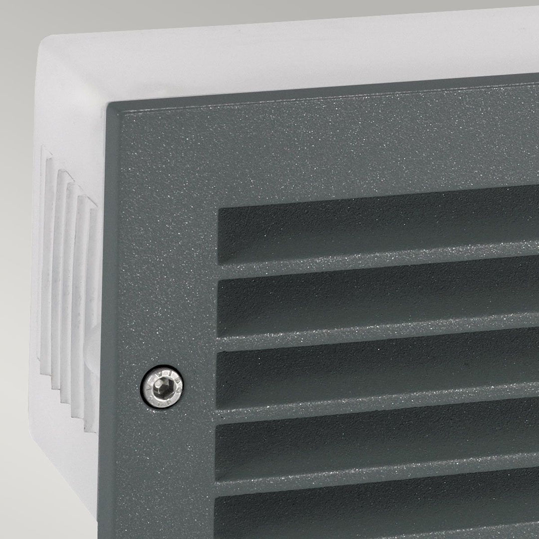 Elstead Lighting Grimstad LED Recessed Louvre Wall Light Graphite    G-STAD-LVD-LED-G Graphite
