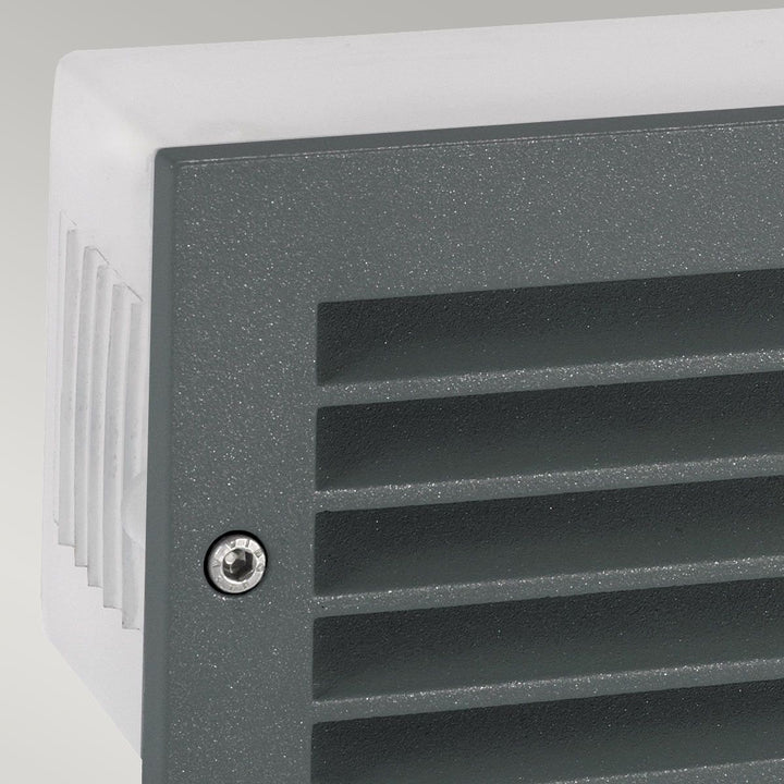Elstead Lighting Grimstad LED Recessed Louvre Wall Light Graphite    G-STAD-LVD-LED-G Graphite
