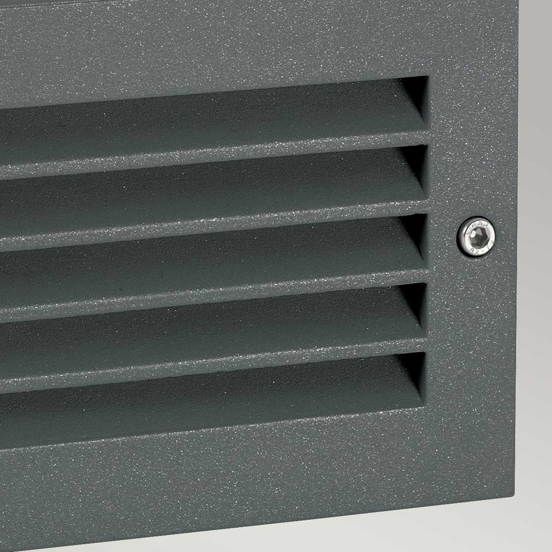 Elstead Lighting Grimstad LED Recessed Louvre Wall Light Graphite    G-STAD-LVD-LED-G Graphite