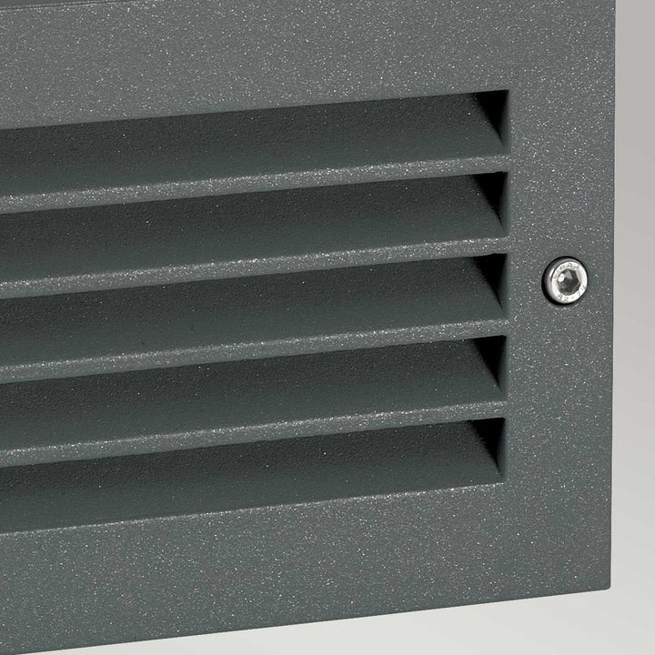 Elstead Lighting Grimstad LED Recessed Louvre Wall Light Graphite    G-STAD-LVD-LED-G Graphite