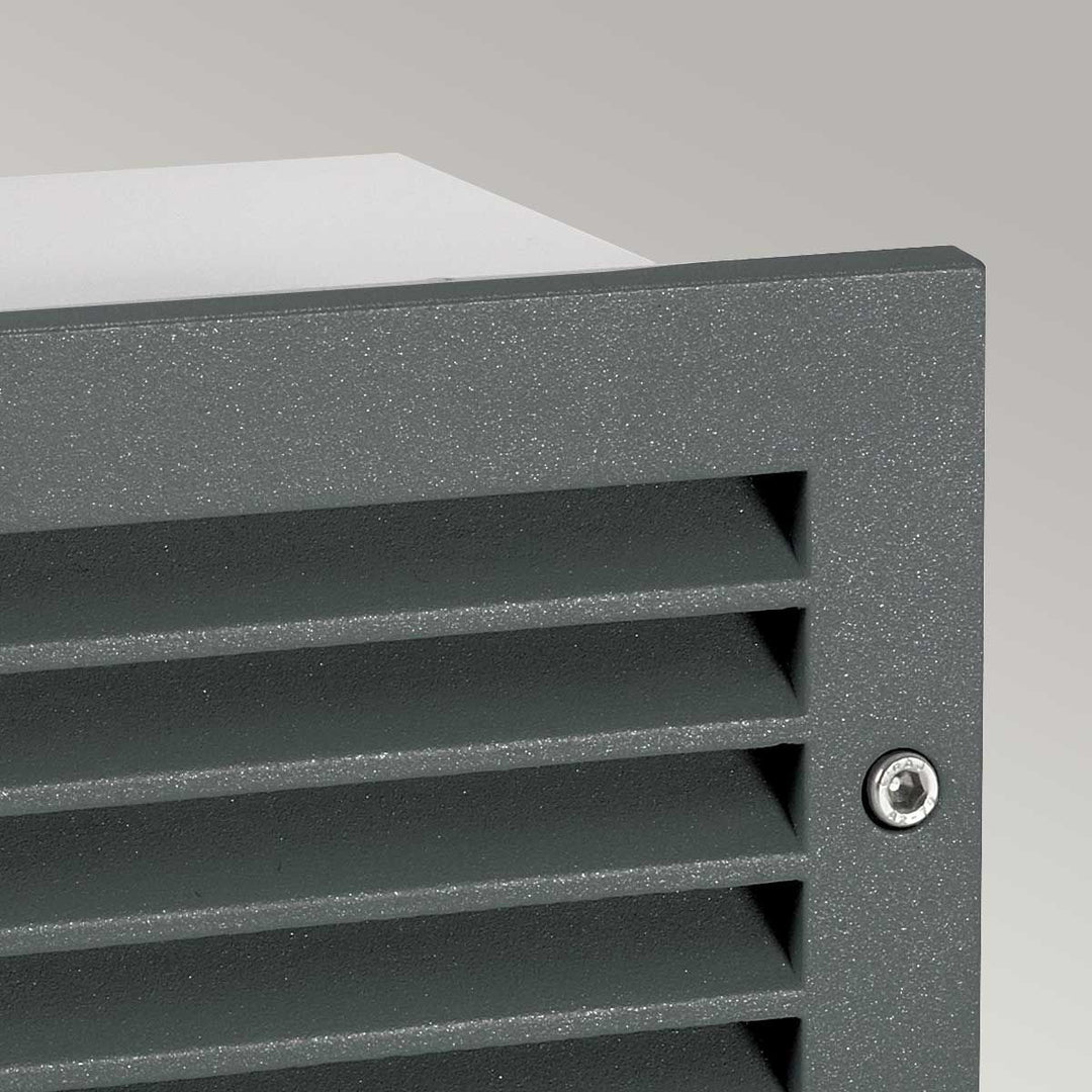 Elstead Lighting Grimstad LED Recessed Louvre Wall Light Graphite    G-STAD-LVD-LED-G Graphite