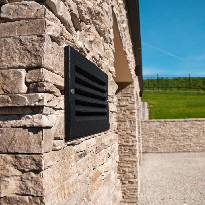 Elstead Lighting Grimstad LED Recessed Louvre Wall Light Graphite    G-STAD-LVD-LED-G Graphite