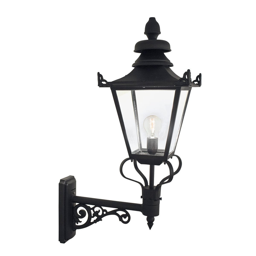 Norlys Grampian 1 Light Wall Lantern GB1-BLACK Black