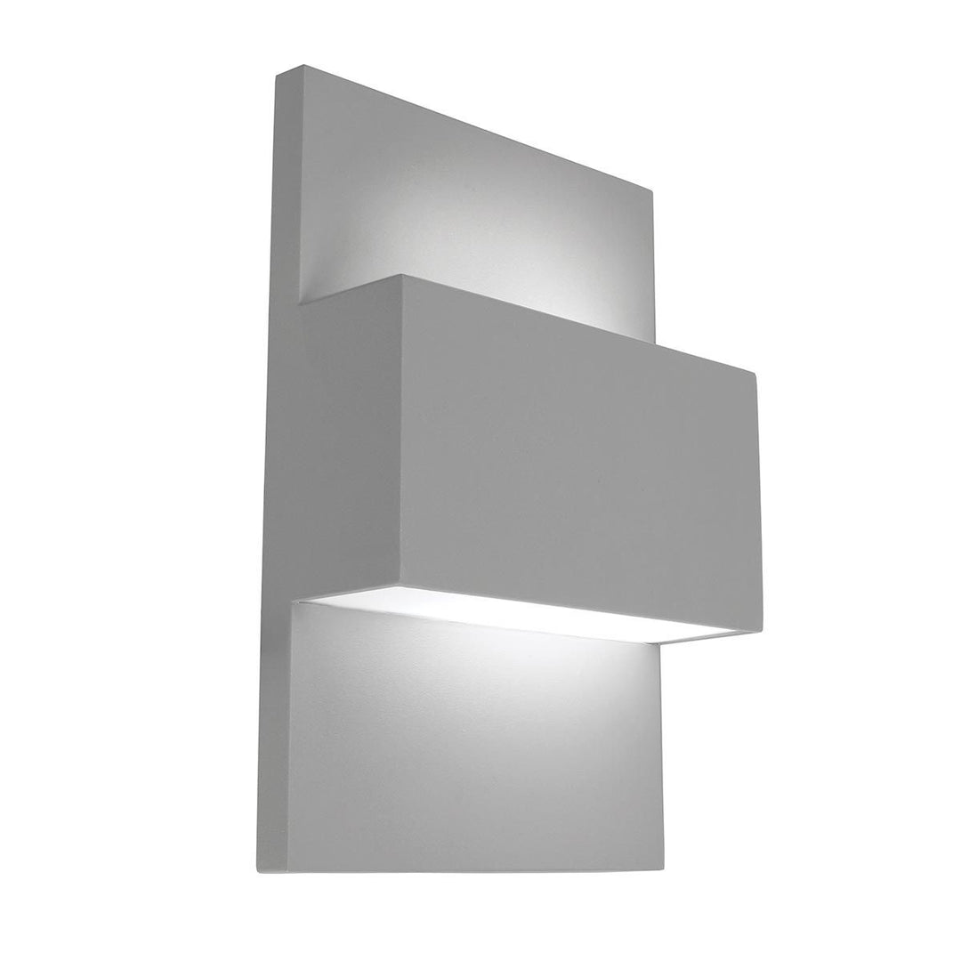 Elstead Lighting Geneve E27 Wall Lantern - Aluminium GENEVE-E27-ALU Aluminium