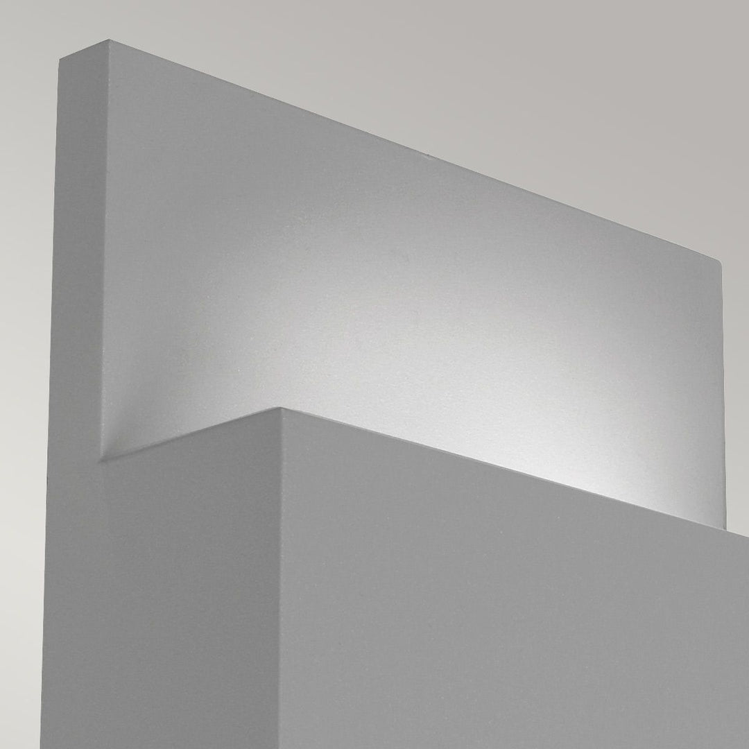 Elstead Lighting Geneve E27 Wall Lantern - Aluminium GENEVE-E27-ALU Aluminium