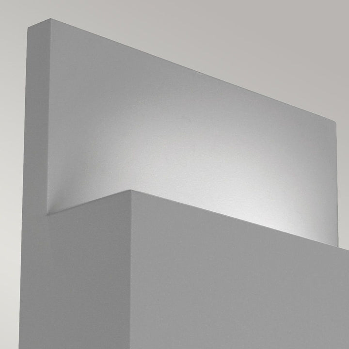 Elstead Lighting Geneve E27 Wall Lantern - Aluminium GENEVE-E27-ALU Aluminium