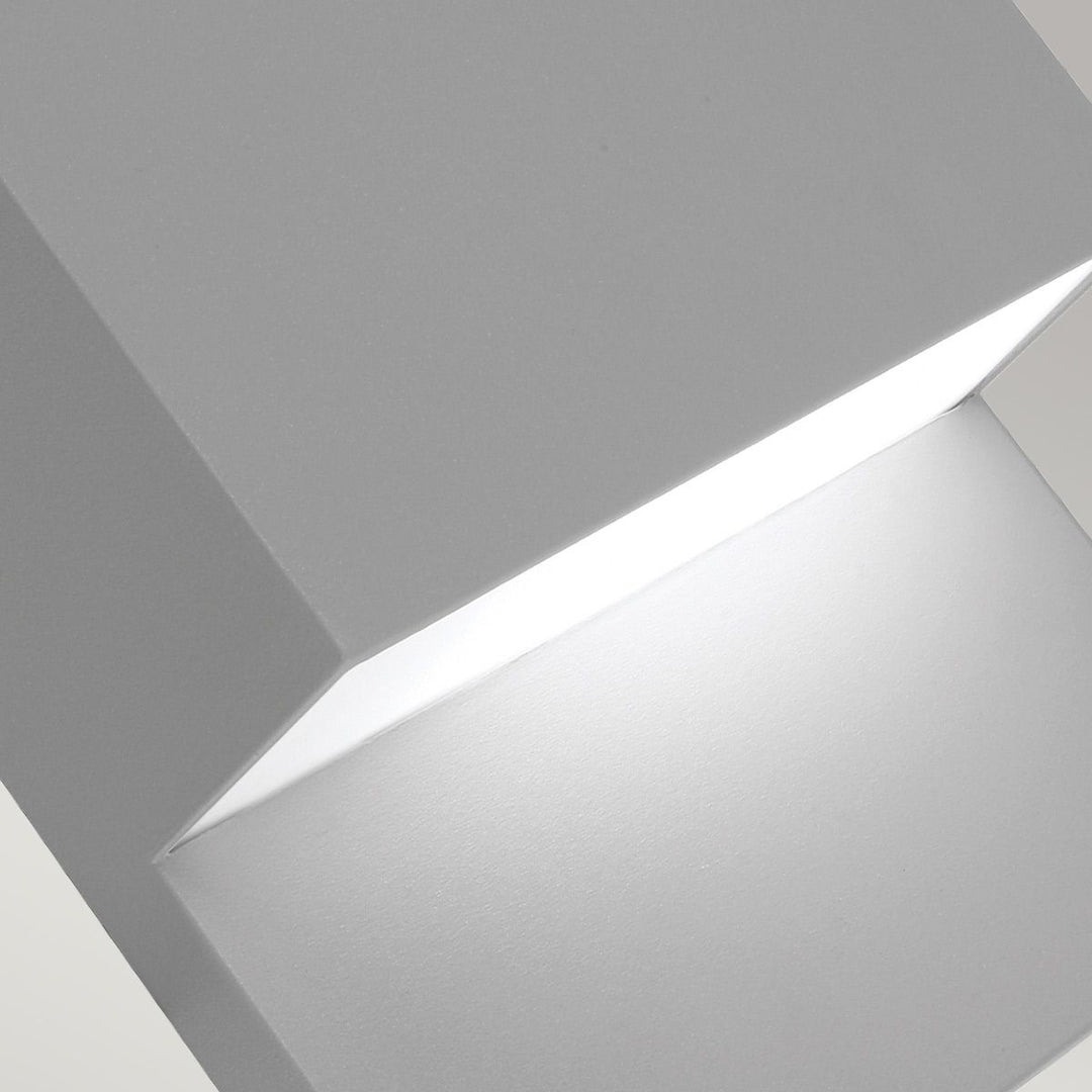Elstead Lighting Geneve E27 Wall Lantern - Aluminium GENEVE-E27-ALU Aluminium