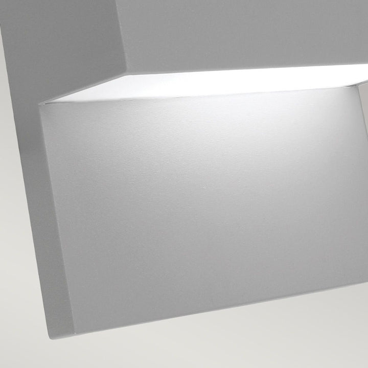 Elstead Lighting Geneve E27 Wall Lantern - Aluminium GENEVE-E27-ALU Aluminium