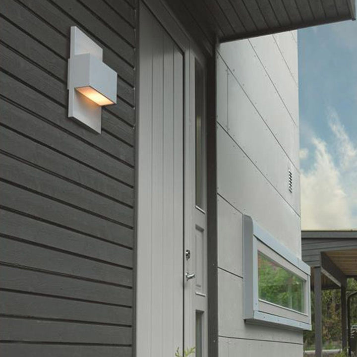Elstead Lighting Geneve E27 Wall Lantern - Aluminium GENEVE-E27-ALU Aluminium