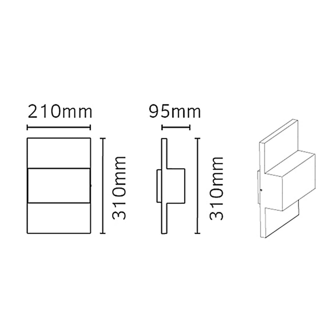 Elstead Lighting Geneve E27 Wall Lantern - Graphite GENEVE-E27-GRA Graphite