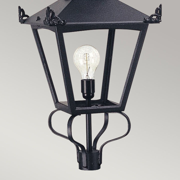 Norlys Grampian 1 Light Lamp Head Only GL1-BLACK Black