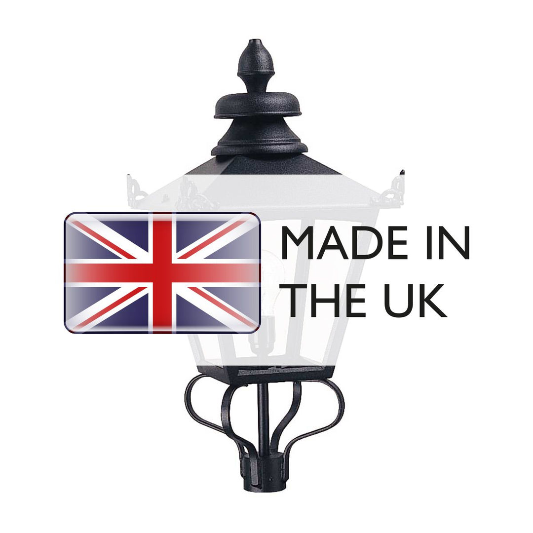 Norlys Grampian 1 Light Lamp Head Only GL1-BLACK Black