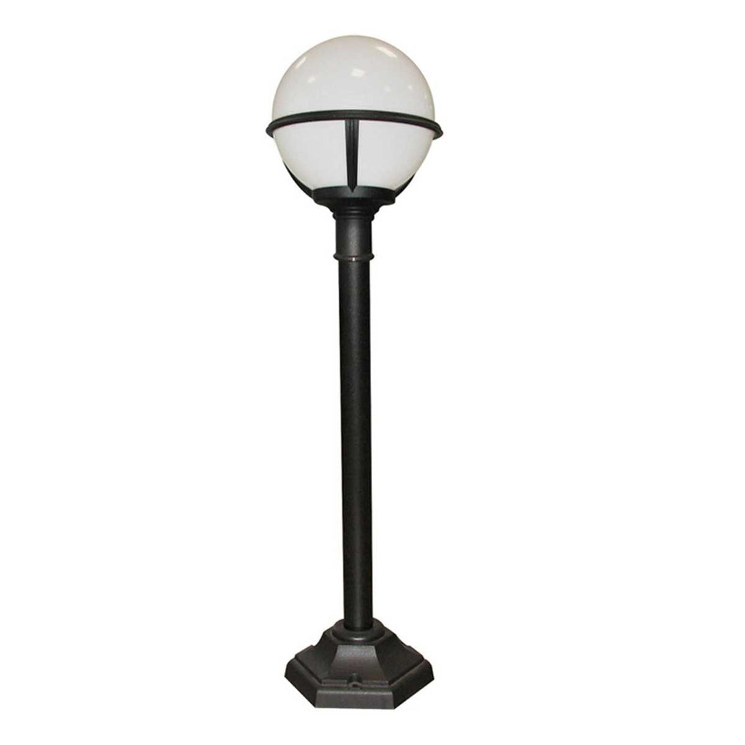 Norlys Glenbeigh 1 Light Pillar Lantern GLENBEIGH-PILLAR Black