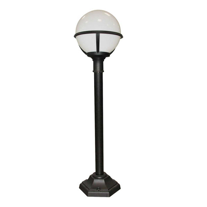 Norlys Glenbeigh 1 Light Pillar Lantern GLENBEIGH-PILLAR Black