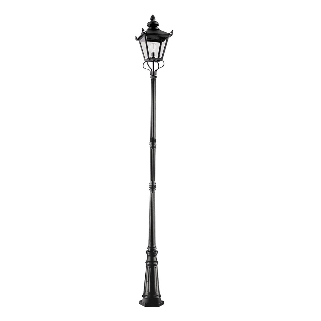 Norlys Grampian 1 Light Lamp Post GP1-BLACK Black