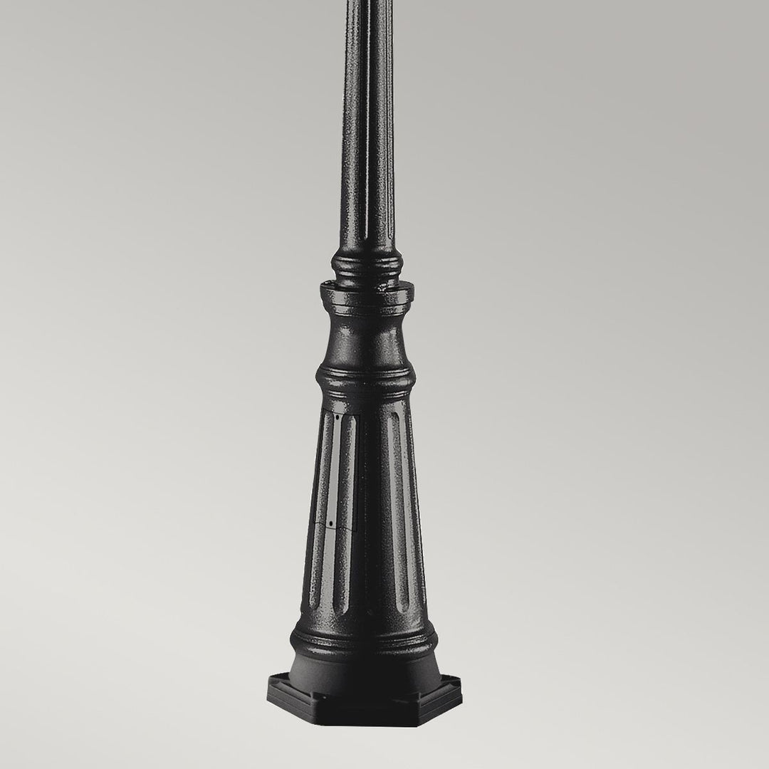 Norlys Grampian 1 Light Lamp Post GP1-BLACK Black