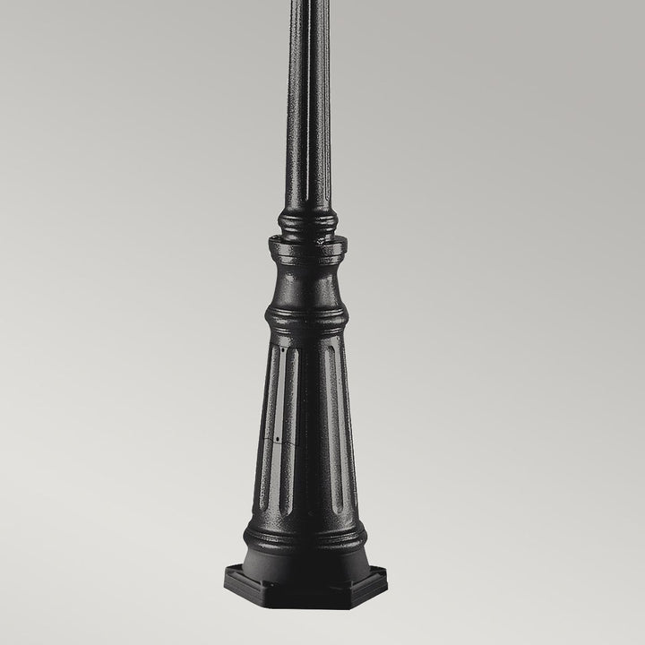 Norlys Grampian 1 Light Lamp Post GP1-BLACK Black