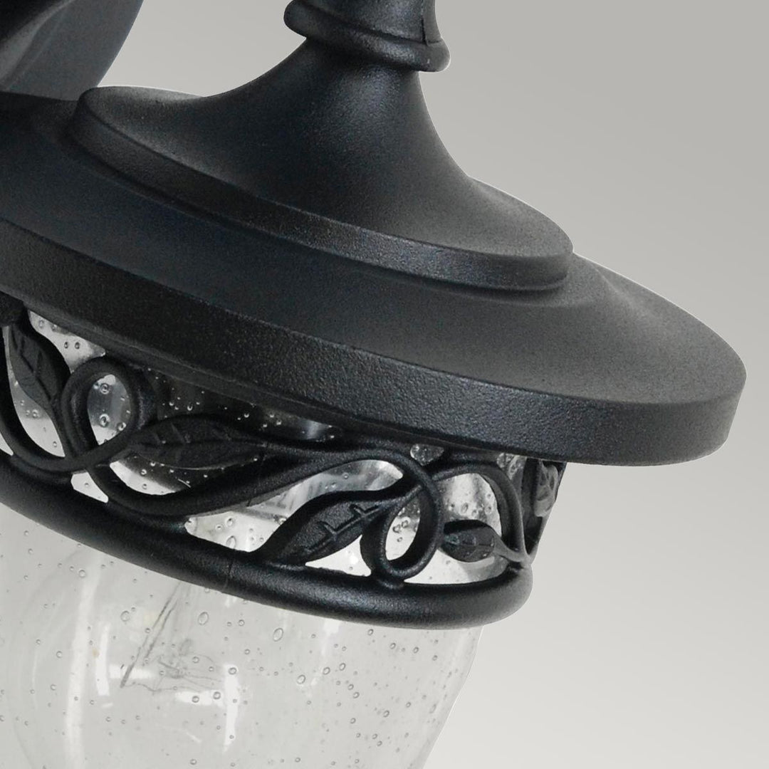 Norlys Burford 1 Light Wall Lantern GZH-BF2 Black
