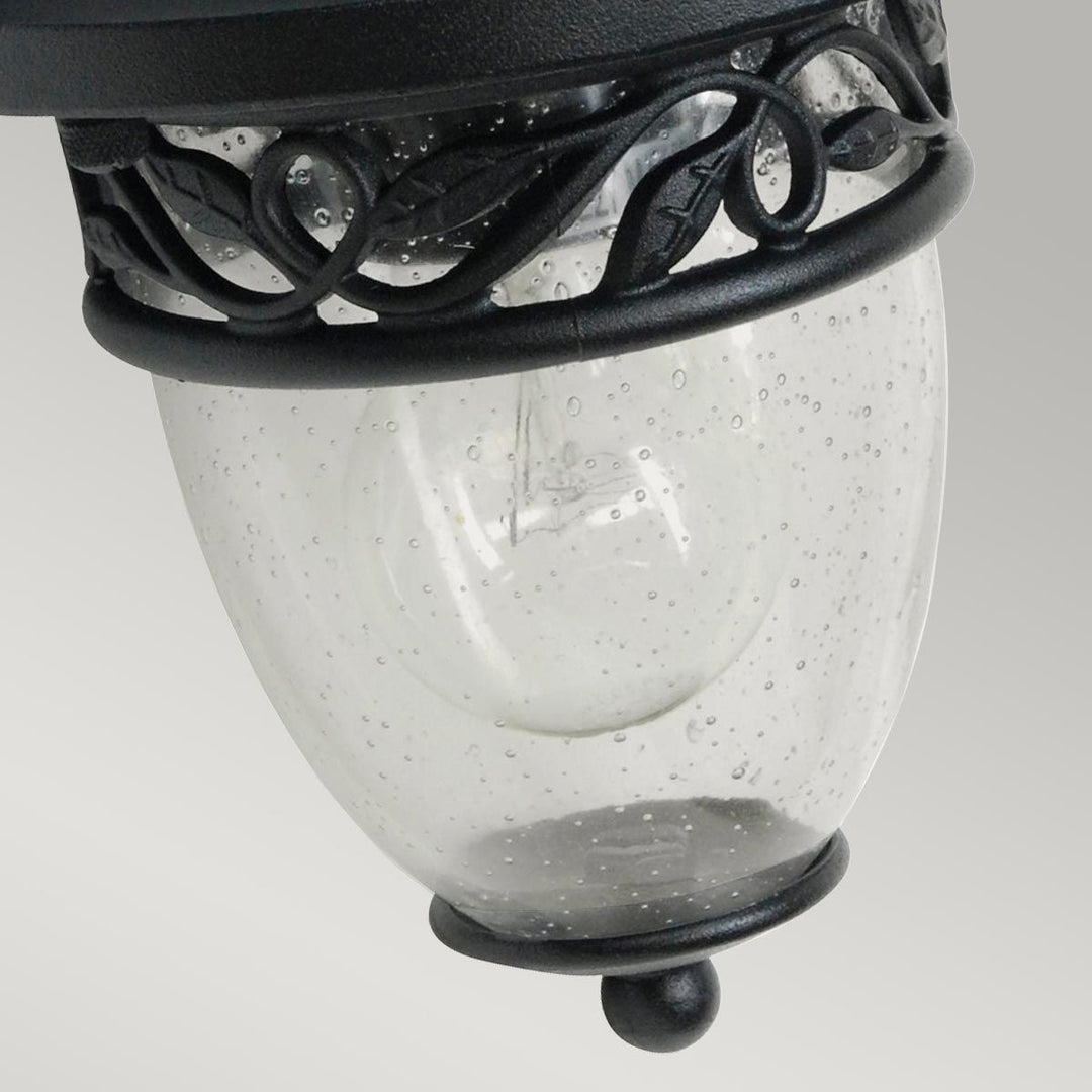 Norlys Burford 1 Light Wall Lantern GZH-BF2 Black