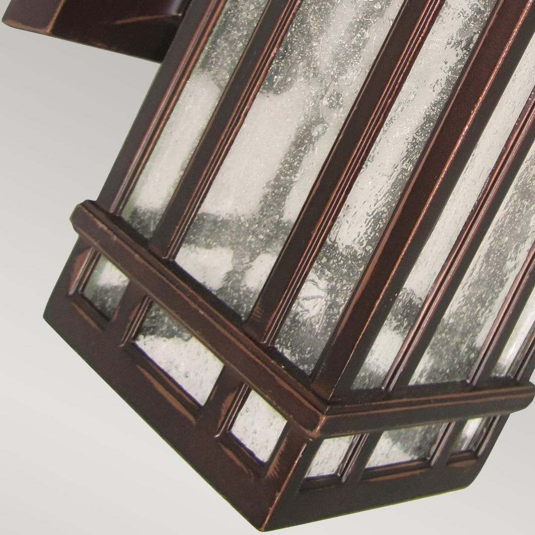 Norlys Chedworth 1 Light Wall Lantern GZH-CHW2 Old Bronze