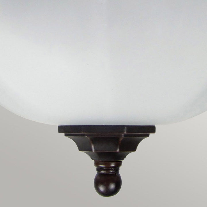 Norlys Fairford 1 Light Flush Lantern GZH-FF12 Old Bronze