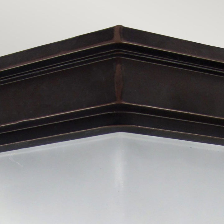 Norlys Fairford 1 Light Flush Lantern GZH-FF12 Old Bronze