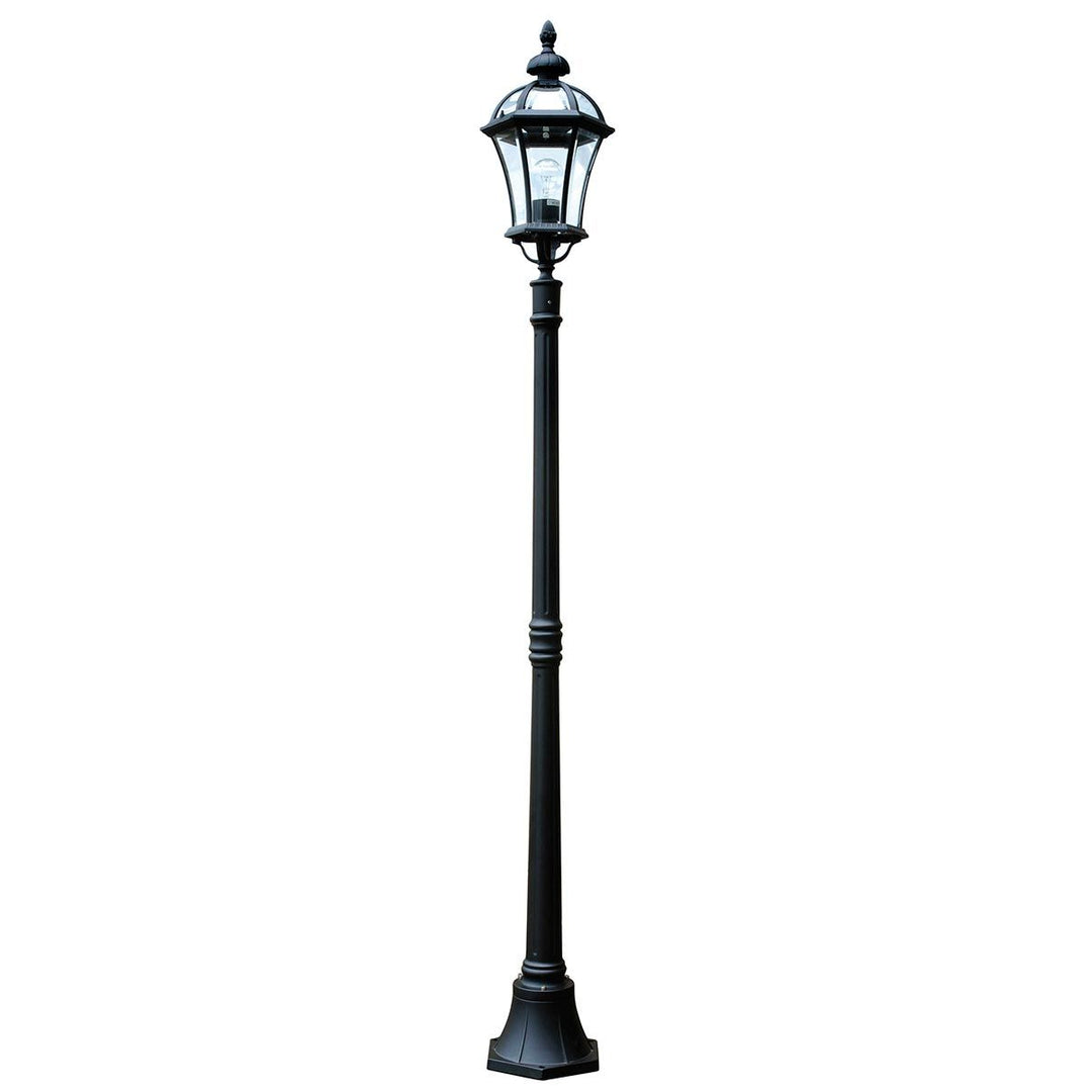 Norlys Ledbury 1 Light Lamp Post GZH-LB5 Black
